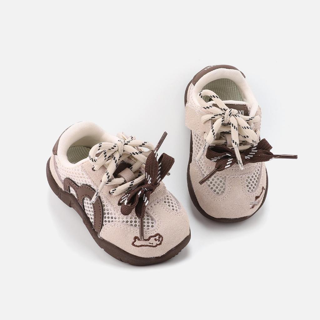 Breathable Mesh Outdoor Running Shoes for Children 10 Months to 3 Years - Boys' and Girls' Spring Soft-Soled Sneakers