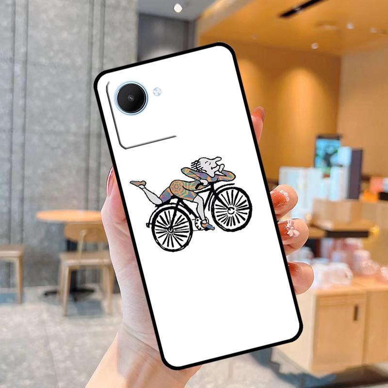 

Чехол LSD Albert Hofmann Bicycle Day для Realme C55 C33 C31 C35 C30 C11 C15 C25s C21Y GT Neo 5 3T 2T 8 9 10 11 Pro Plus Realme GT Neo 2T