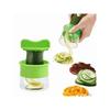 Handheld Spiralizer Vegetable Slicer, Adjustable Multifunctional Rotary Grater for Veggies, Fruits & Salads