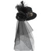 Steampunk Top Hat Gothic Vintage Style Headgear Party Black Novelty Headband Fedoras for