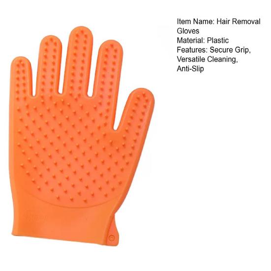 1Pc Pet Grooming Glove Hair Removal Gloves for Cats Dogs Shedding Brush Massage Bathing Brush Pet Cleaning Supplies