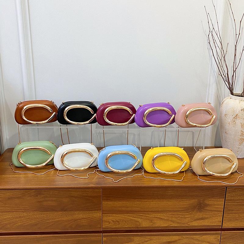 Personalized and Creative Small Bag Women's 2025 New European and American Fashion Niche Shoulder Bag Chain Crossbody Heterosexual Box Bag