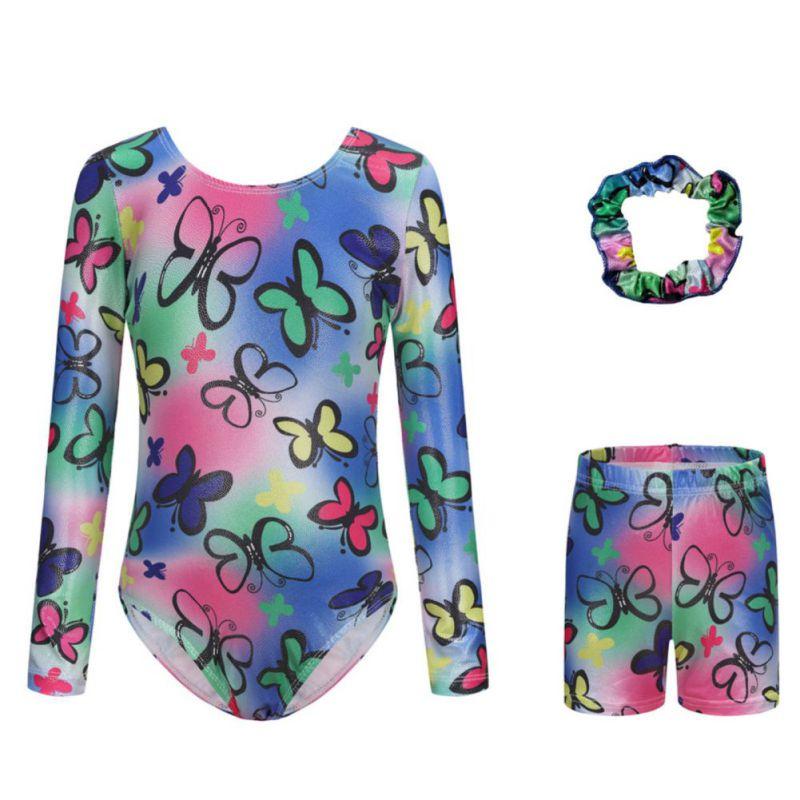 5-12 Jahre Kinder Mädchen Gymnastik-Leotard Performance-Outfit