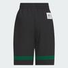 Adidas Originals Casual Sports Suit Comfortable Soft Trendy Loose Short Sleeve Shorts Kids suit Black Dark-Green KC1515