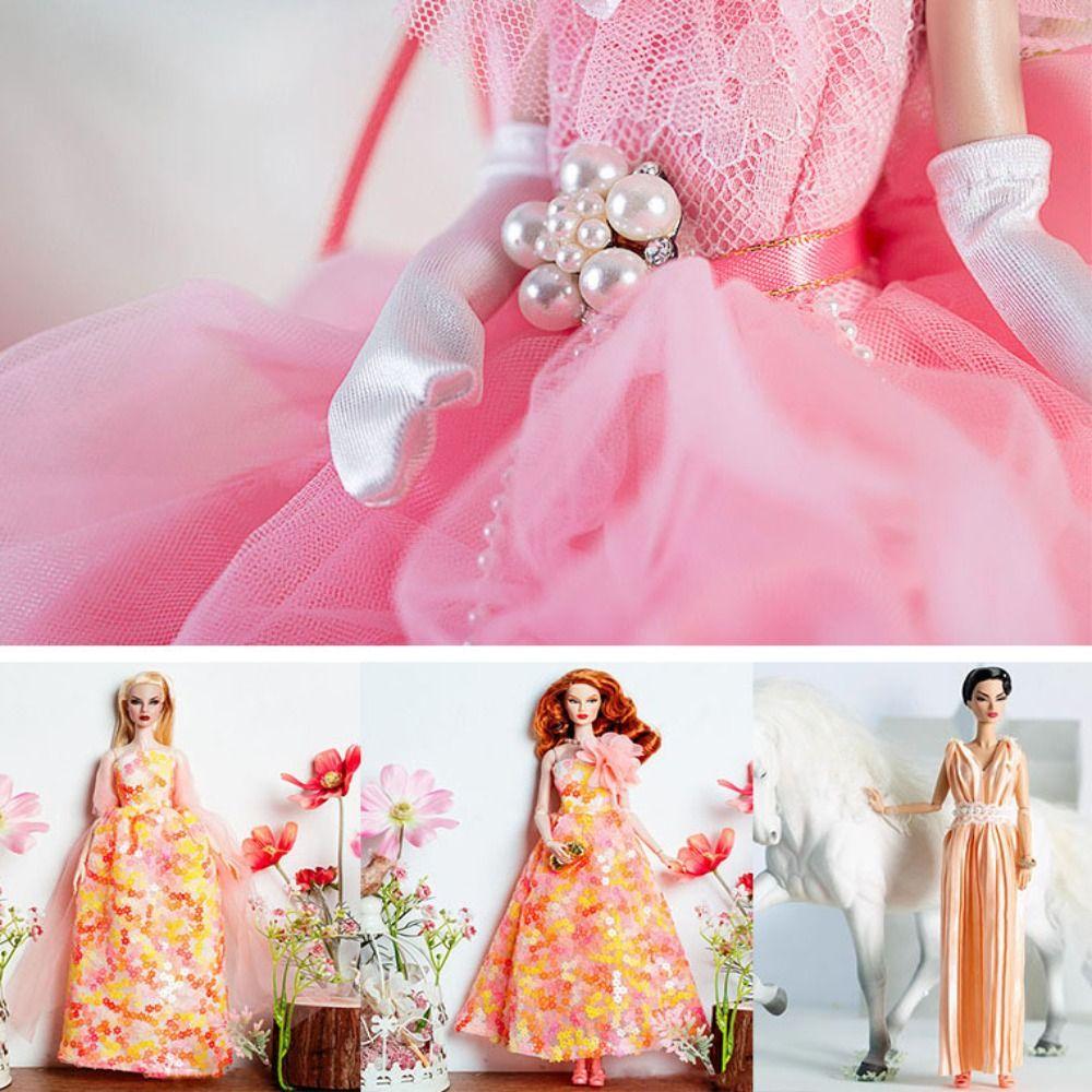 European Fashion Elegant Evening Dress Doll Dresses Clothes Suit for 1/6 BJD 30cm Supermodel Dolls