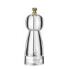 1pcs Manual Round Head Pepper Sea Salt Grinder Acrylic Acacia Wood Grinder Ceramic Core Kitchen Tools