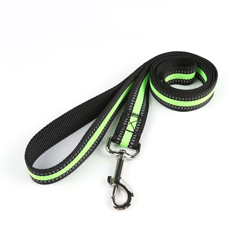 Durable Nylon Reflective 1.2M Pet Dog Leash Walking Training Leash Cats Dogs Harness Collar Leashes Strap Belt Rope