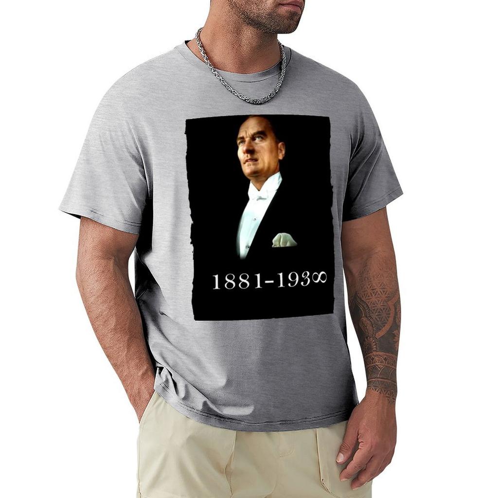 Ataturk Forever T-Shirt Korean Fashion Quick Drying Short Sleeve Tee Vintage T Shirt Men
