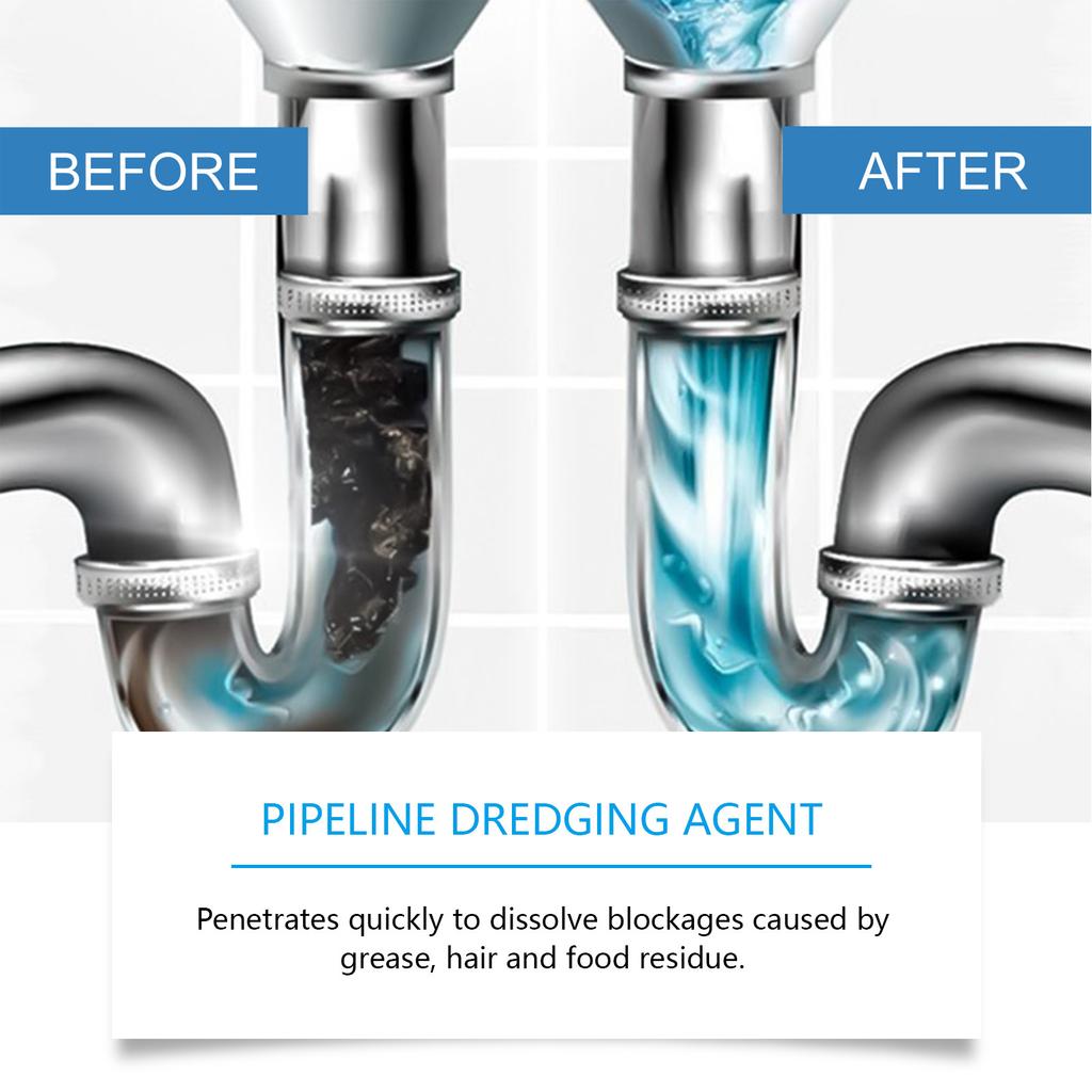 Strong Pipe Druncting Powder To Clean Sewer Hair Grease Unclogging Agent