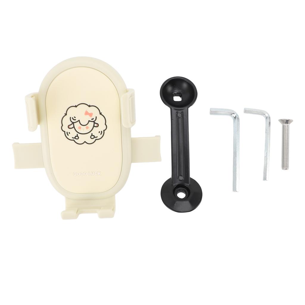 Motosiklet Gidon Telefon Tutucu Sevimli Desen Hızlı Çıkarma Bisiklet Gidon Telefon Montajı için