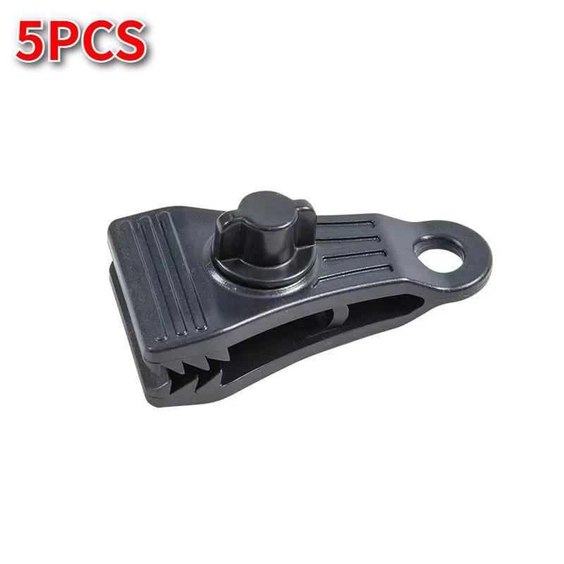 

10PCS Heavy Duty Tarp Clips - Windproof Lock Clamps for Canopy/Tent/Pool Cover, Grip Camping Fasteners w/Carabiner