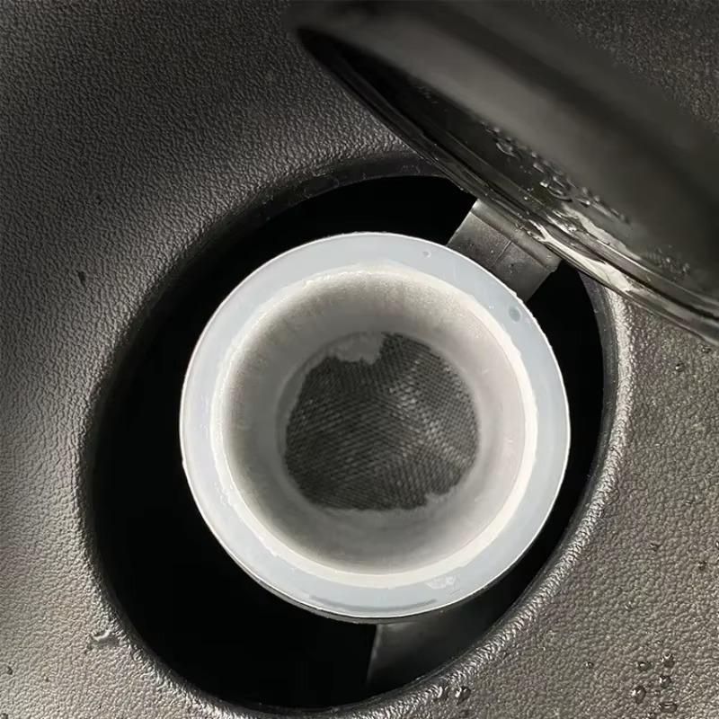 Scheibenwischerwasser-Filternetz für Tesla Model Y 21-24 Front Haubenfilter Wischwasserbehälter Einfüllstutzen Trichter Netz Model Y Juniper 2025 Teile