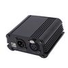 48V Phantom Power Supply USB A Power Interface for Large Diaphragm Microphone Mixer Standard XLR