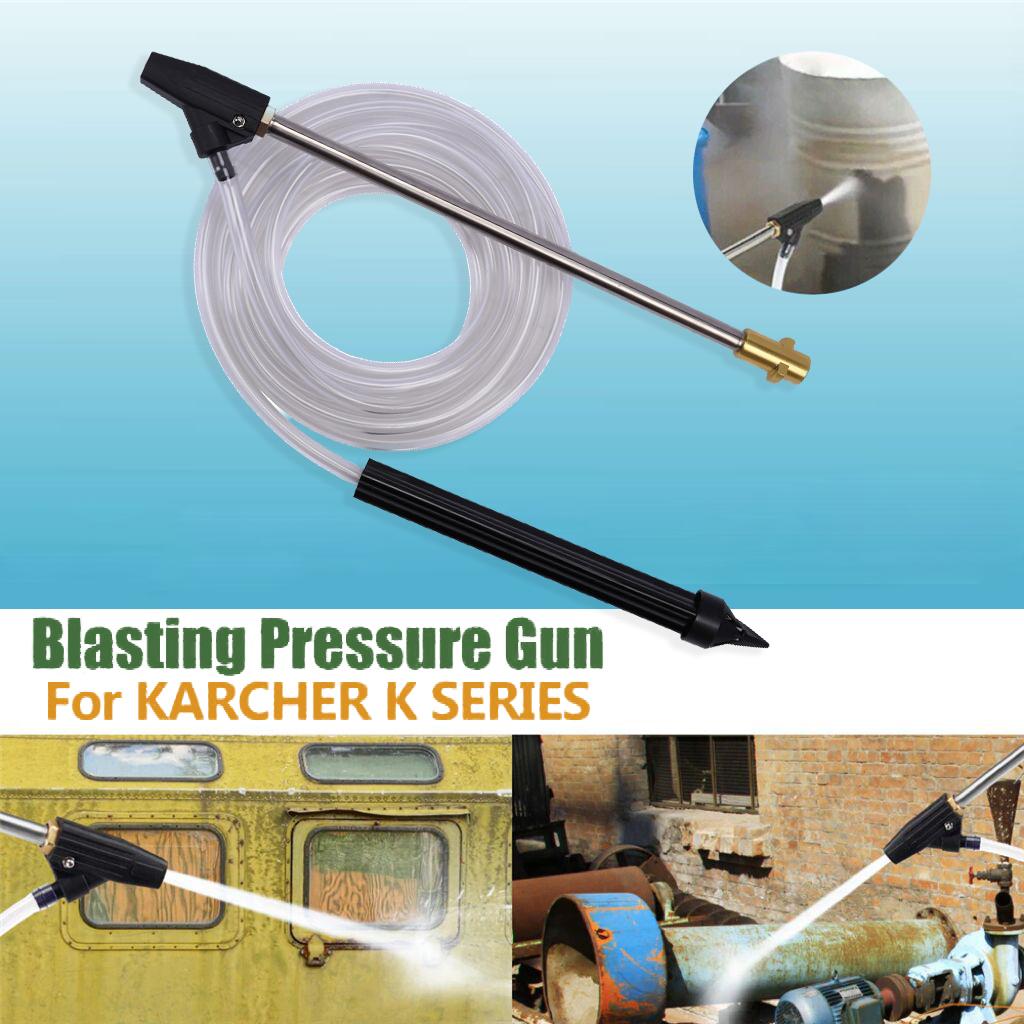 Pressure Washer SandBlasting Kit Wet Sandblaster Lance Nozzle for Karcher Huter Interskol Lavor Parkside High Pressure Washer