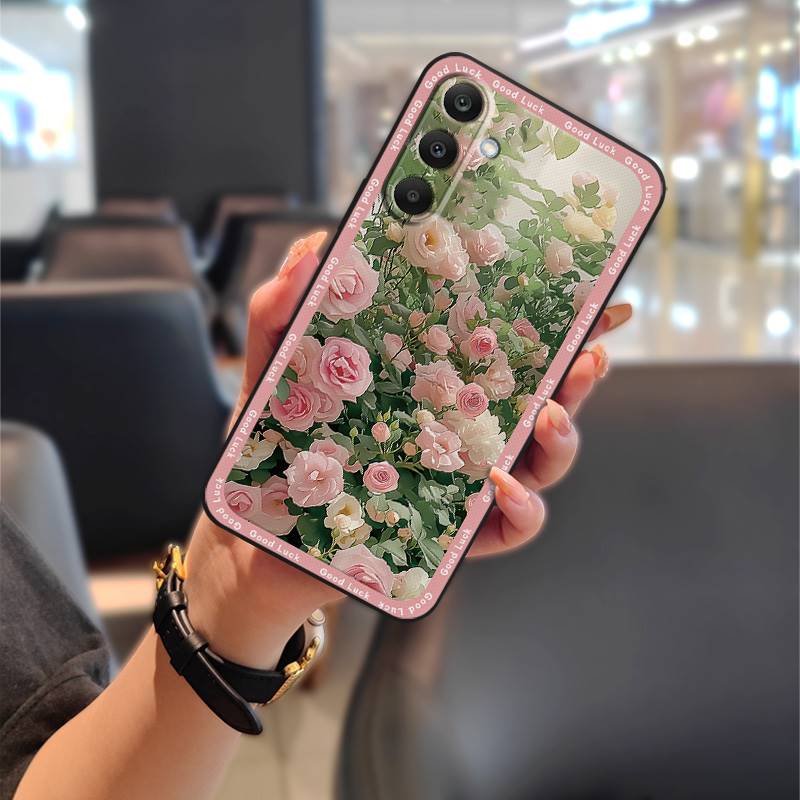 

Милый Прочный Чехол для Телефона для Samsung Galaxy A16 5G/SM-166P/E Мультяшный Масляная Живопись Противоударный Цветок Грязеотталкивающий ТПУ Samsung Galaxy A16 5G/SM-