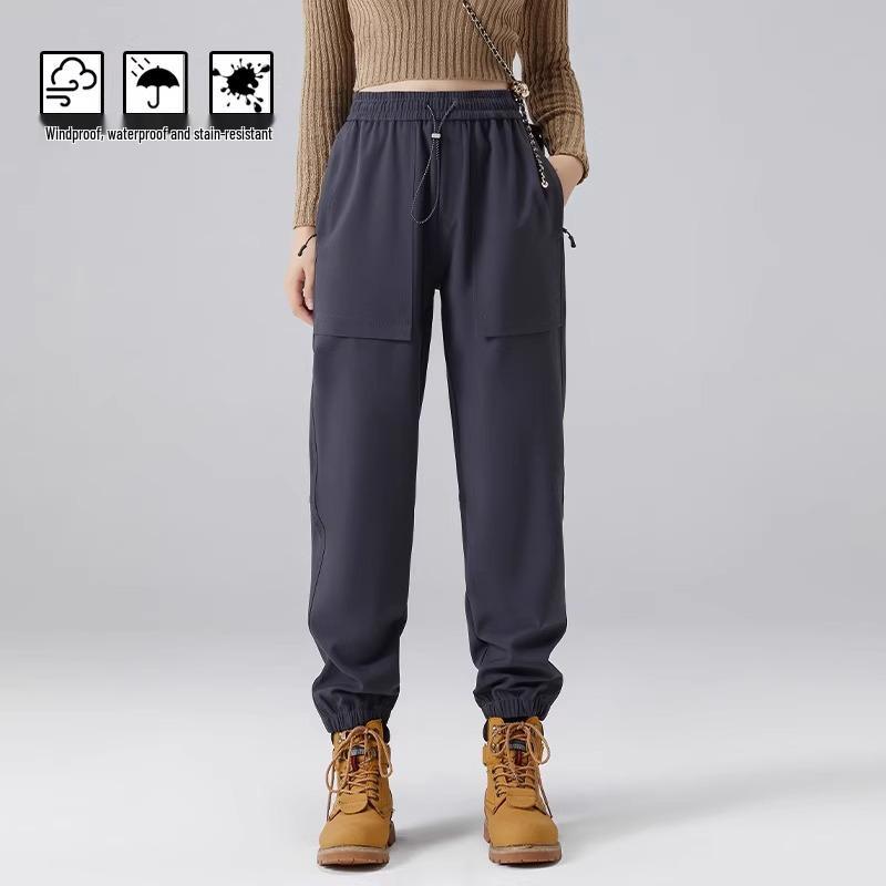 Unisex Windproof Waterproof Softshell Jogger Pants for All Seasons