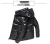 Unisex Shiny Hooded Down Jacket - Trendy Winter Warmth for Couples