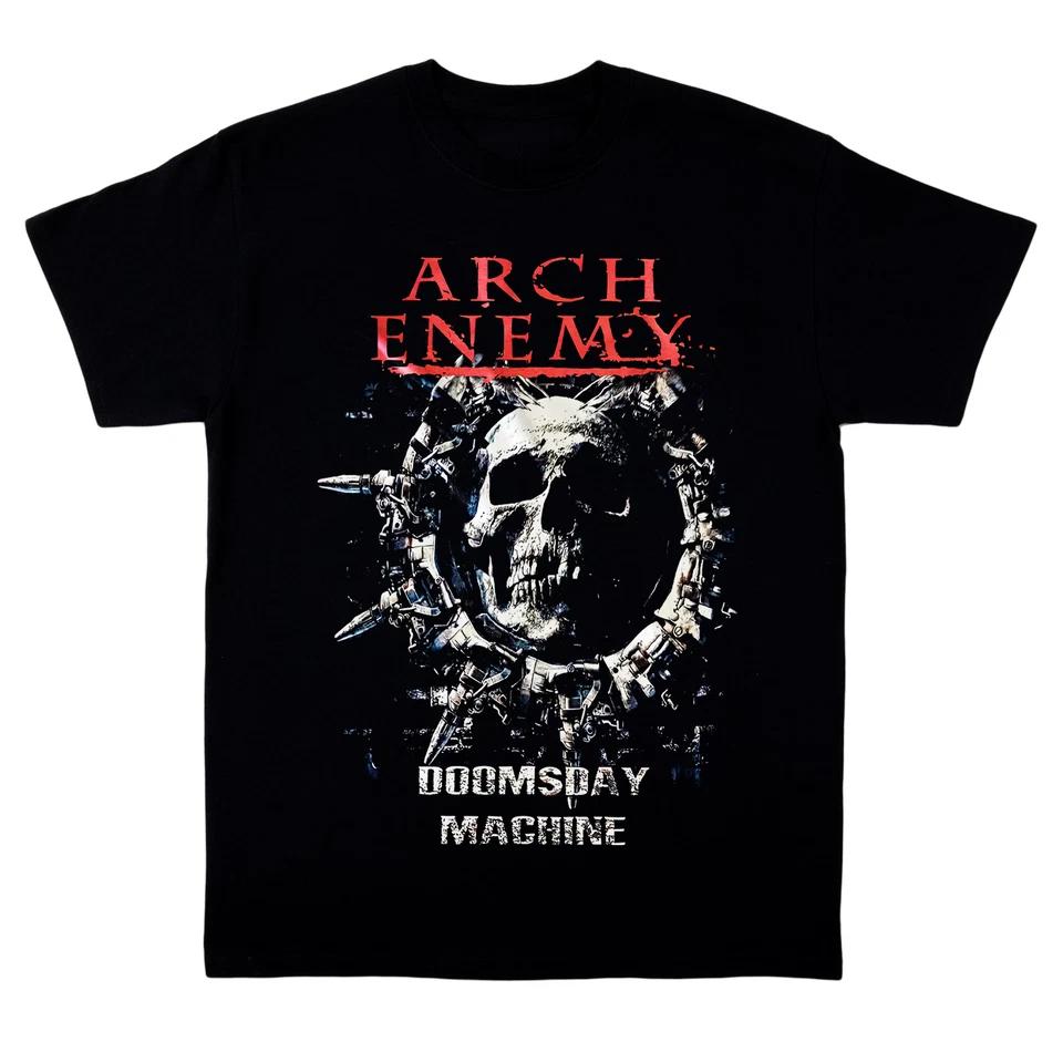 Винтажная черная хлопковая футболка группы ARCH ENEMY S-5XL L