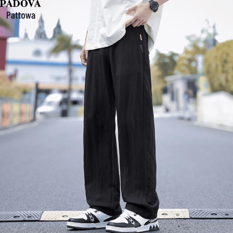 Patova Men s Summer Cotton Linen Loose Long Pants 30