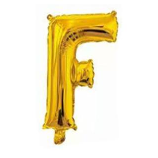 16 Inch Slim Gold Letter Aluminum Foil Balloon Bright Gold Wedding Decoration Film Balloon