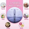 Clear Acrylic Cupcake Stand 3/4/5 Tier Cake Serving Rack Cake Display Shelf  Dessert Display