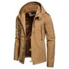Winter Fashion Men Jacket Outwears Cotton Padded Hooded Coat Casual Jacket Loose Outwear