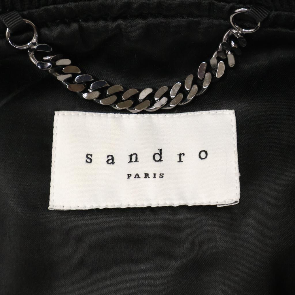 Sandro V5690W Navy Reversible Bomber Jacket Jacket M NavyUsed