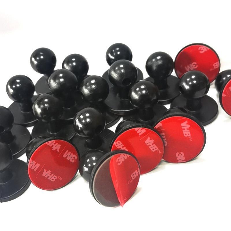 Universal 17mm Adhesive Car Phone Holder Connector for Curved Surfaces
