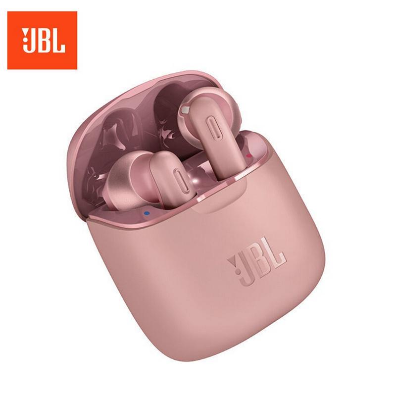 

JBL Tune 220 TWS Бездротові навушники з Bluetooth V5.0 та стереомікрофоном, з зарядним кейсом рожевий