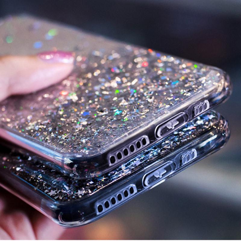 М’який чохол для iphone 6 6S Plus SE 7Plus 8Plus Bling Glitter TPU для iphone X XS XR 11 Pro Max 12 Pro Max mini 13 Pro Max 14 15 16 MINI Lady Cover Case