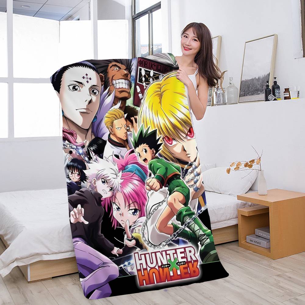 Hot Japan Anime Hunter X Hunter Bath Towel Microfiber Soft Water Breathable For Girl Kids Decorative Cartoon Beach Towel