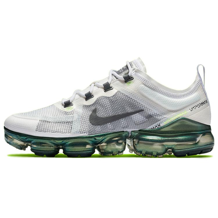 

new Nike Air VaporMax 2019 Premium White Platinum Tint Lime Blast 42