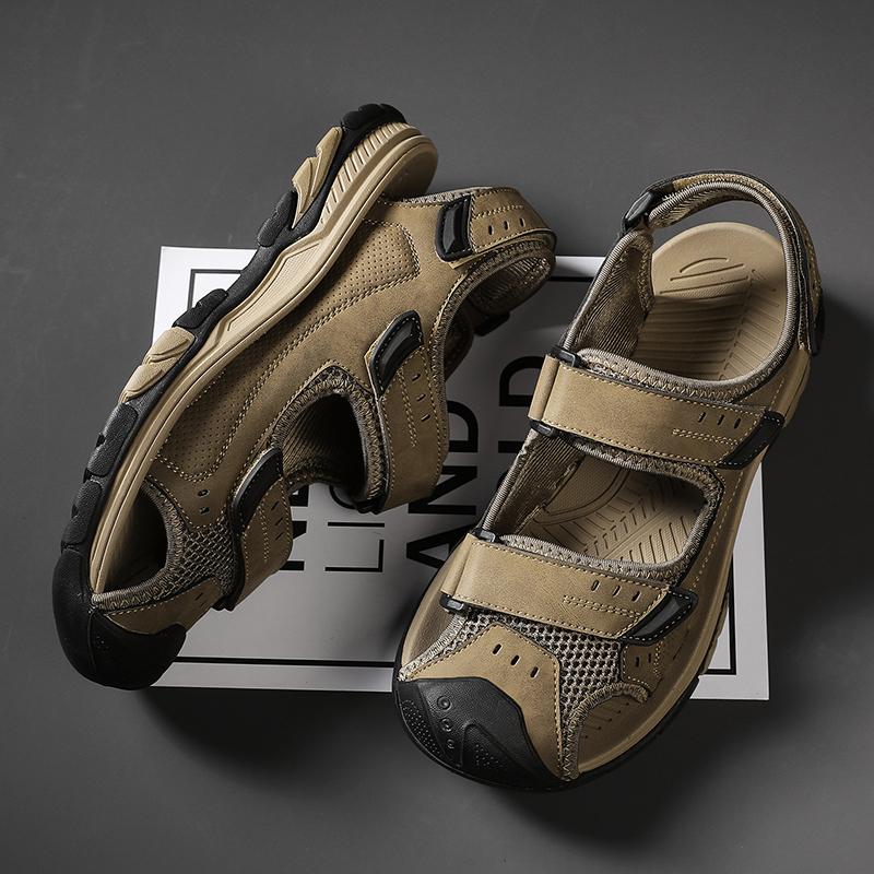 Fashion New Men's Breathable Sandals Lightweight Outdoor Sport Sandals Quick-Dry Water-Friendly Male Beach Shoes Non-Slip Sunnmer Flats