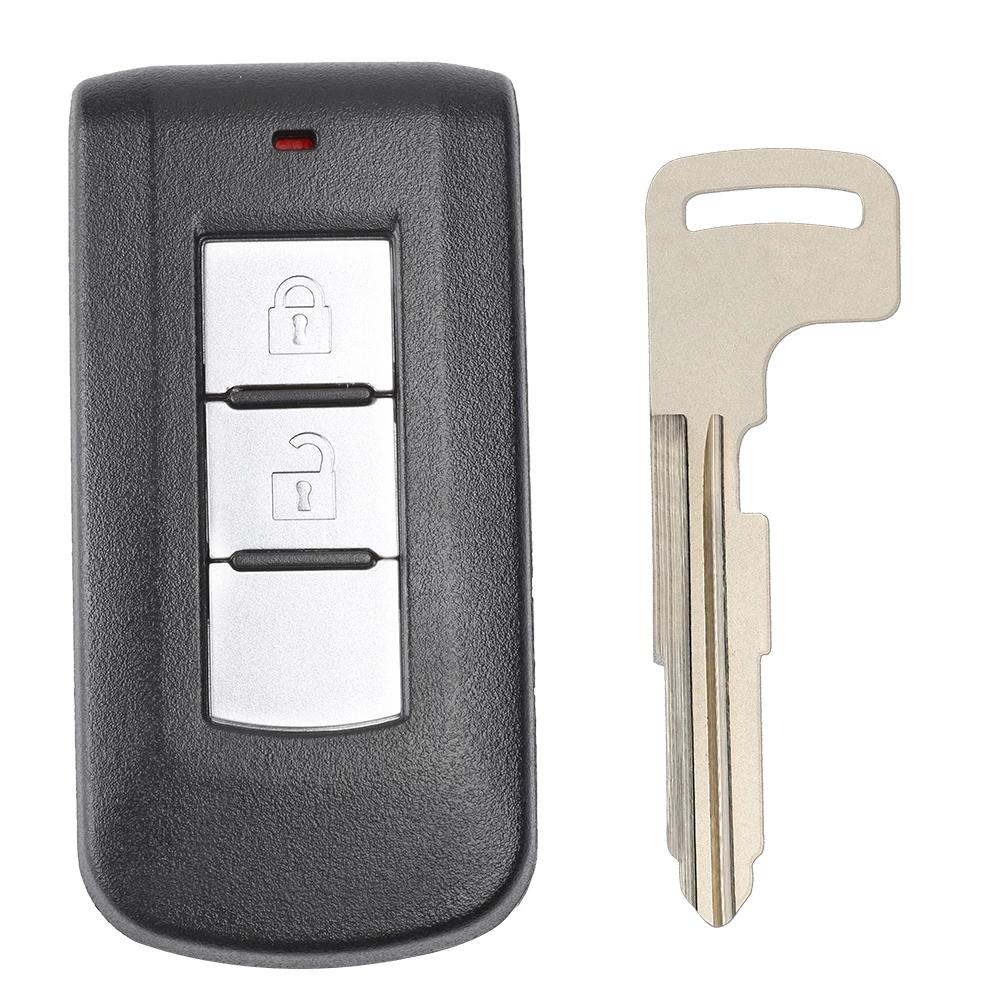 KEYECU GHR-M004 GHR-M003 For Mitsubishi Pajero Sport L200 2015 2016 2017 2018 2019 Montero Smart ID47 Chip 433MHz Car Remote Key