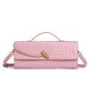 Woven Shoulder Baguette Bag Fashion Horizontal Clutch Bag Organ Ladies Oblique Span Bag Long Bag
