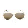 Ray Ban New Aviator Polarized Silver Brown Chromance Aviator Unisex Sunglasses Rb3625 9196g5 58