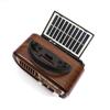 Retro Bluetooth Speaker with Subwoofer, Wireless Phone Holder, High-Quality Audio, Convenient Solar-Powered Radio