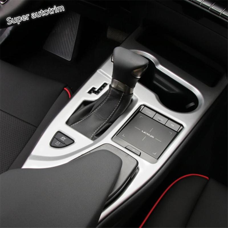 Central Control Gear Shift Panel Water Cup Frame Cover Trim For Lexus UX 200 250H - 2024 Carbon Fiber Accessories Interior