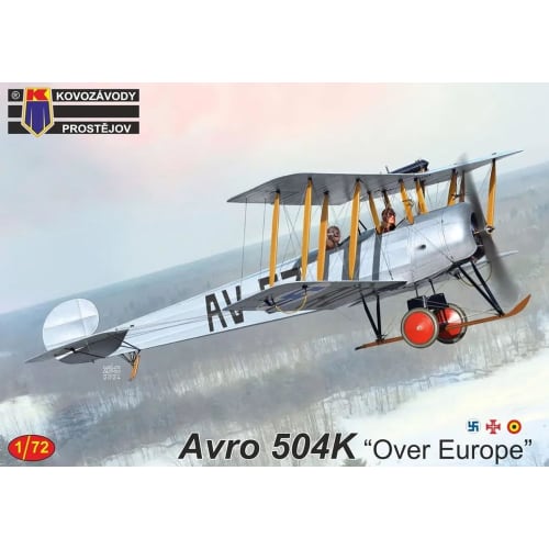 KP Model 1/72 Avro 504K Over Europe Plastic Model Kit KPM0462