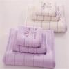 Cotton Embroidery Lavender Aromatherapy Soft Bath Hand Face Towel Sheet Set