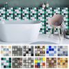 10pcs Decal Home Decor PVC Wallpaper Waterproof Mosaic Tiles Stickers Backsplash Adhesive Kitchen