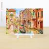 Pinto 368-Piece Mini Plastic Jigsaw Puzzle "Venice Afternoon" (13x19cm) for Kids and Adults, No Broken Pieces, Clicks into Place [P1187]