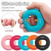 Double Strength Grip Exerciser Hands Rehabilitation Training Silicone Grip Ring Enhance Wrist Strength