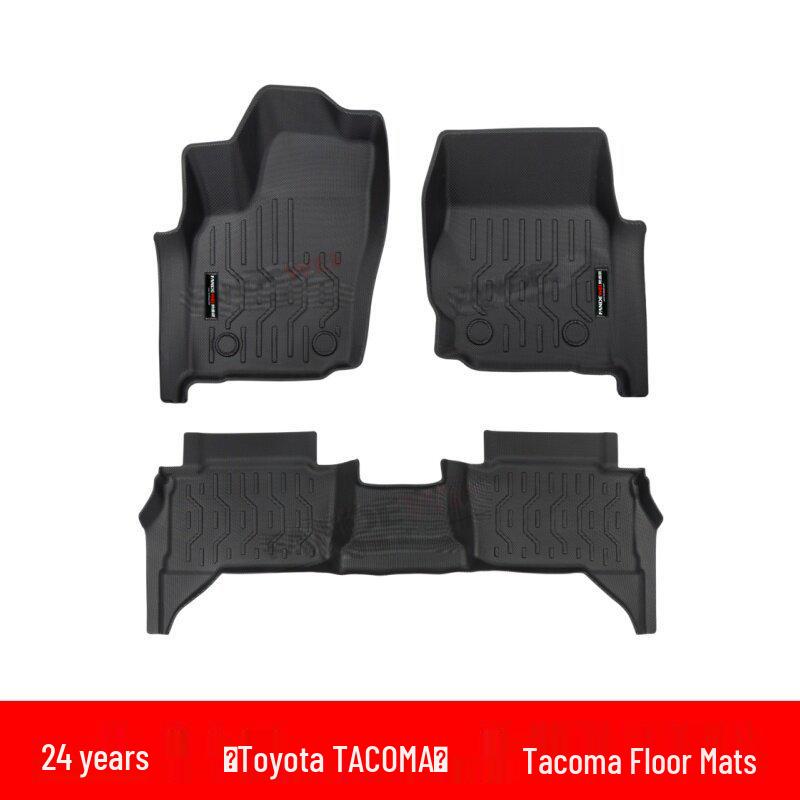 2024 Toyota Tacoma TPE All-Weather 3D Custom Fit Waterproof Floor and Trunk Mats