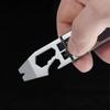 Stainless Steel Multifunctional Pry Bar Mini Multitool Allen Wrench  Outdoor