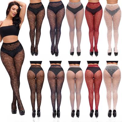 Oversized Panty Hose Sexy Mesh Lace Fish Net Pantyhose for Women Plus Size Long Socks Leg Stockings Leggings Tights XXXXXL