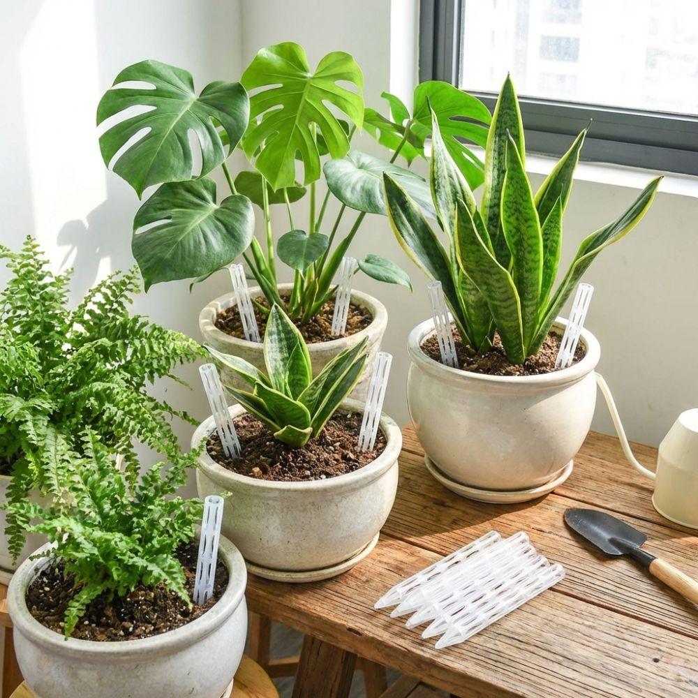 10PCS Transparent Plant Drainage Pipes Plastic Breathable Plant Aeration Tubes Prevent Root Rot Improve Drainage