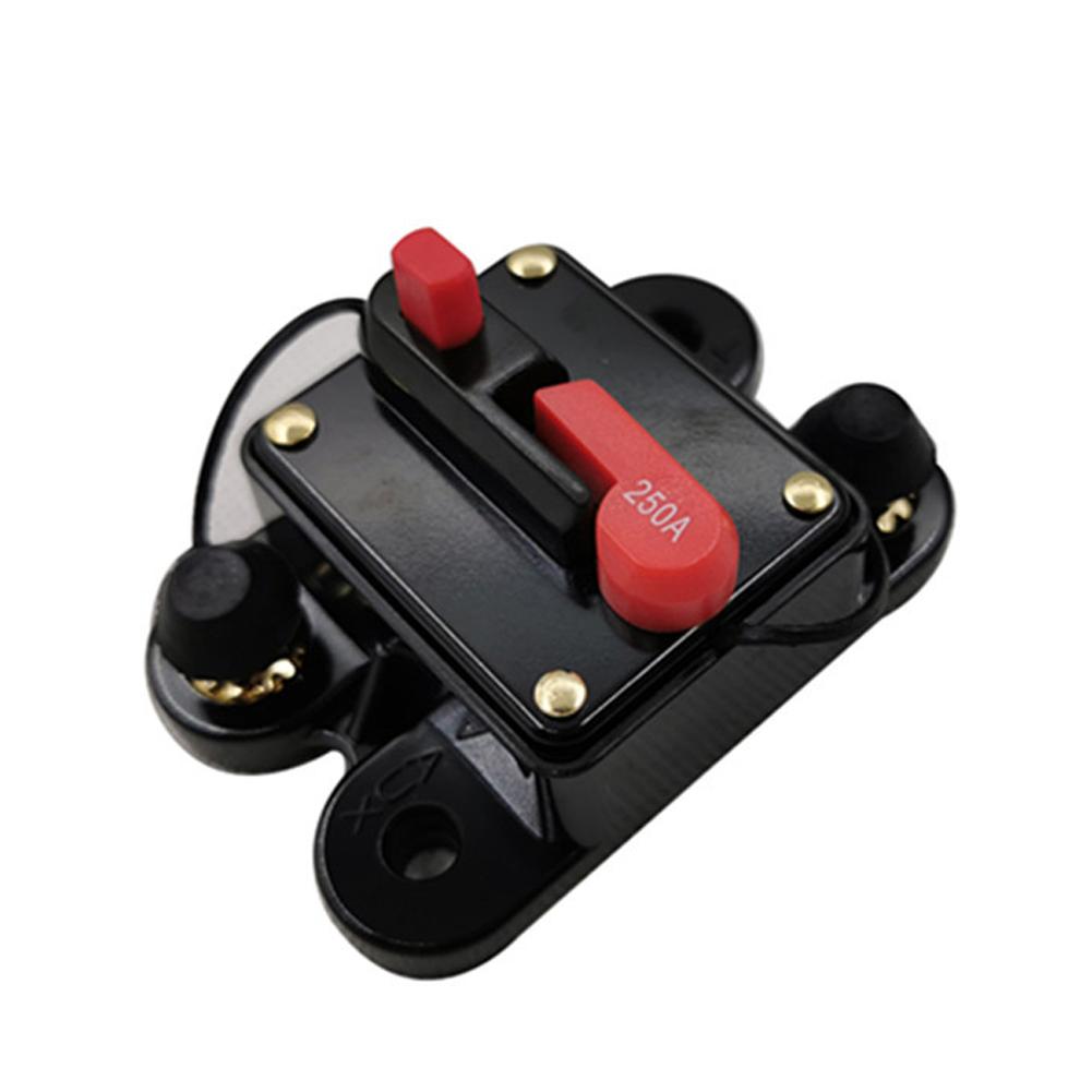 12V-48V Car Fuse Circuit Breaker Auto Reset Car Boat Resettable Fuse 40A 50A 60A 80A 100A 150A 200A 250A 300A for Audio System