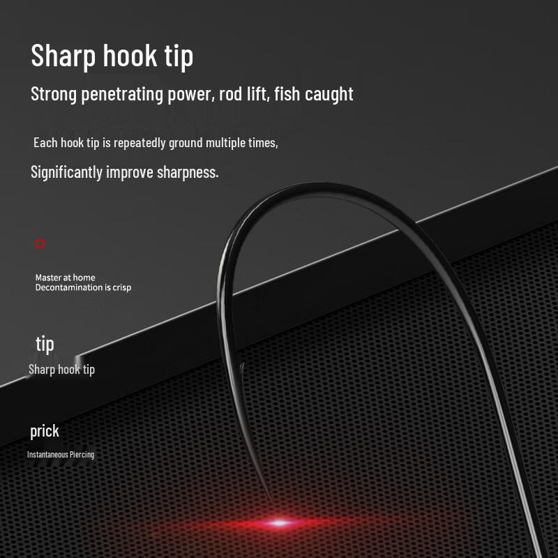 Longchan Fine-Wire Chinu Fishing Hooks