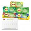 Conjunto Lipton Chá Verde Solúvel Mix de Sabores 5X20 Saquinhos + Grátis